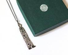 Load image into Gallery viewer, Oxidized Sterling Silver Necklace