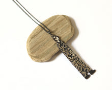 Load image into Gallery viewer, Oxidized Sterling Silver Necklace
