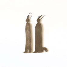 Load image into Gallery viewer, Unique Oxidized Silver Earrings