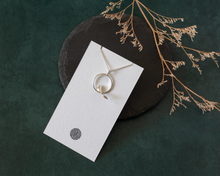 Load image into Gallery viewer, Sterling Silver Bird Pendant Necklace