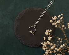 Load image into Gallery viewer, Sterling Silver Bird Pendant Necklace