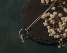 Load image into Gallery viewer, Sterling Silver Bird Pendant Necklace