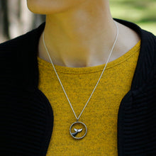 Load image into Gallery viewer, Sterling Silver Whale Tail Necklace