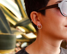 Load image into Gallery viewer, 14K Gold-Plated Sterling Silver Studs