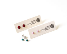 Load image into Gallery viewer, Soft Pink Resin & Stainless Steel Earrings