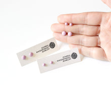 Load image into Gallery viewer, Stainless Steel & colorful Resin Stud Earrings