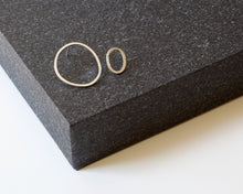 Load image into Gallery viewer, Asymmetrical Sterling Silver Stud Earrings