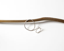 Load image into Gallery viewer, Asymmetrical Sterling Silver Stud Earrings