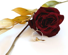 Load image into Gallery viewer, Silver & Yellow Bronze Bird Necklace