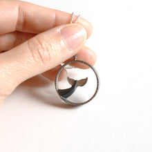 Load image into Gallery viewer, Sterling Silver Whale Tail Necklace