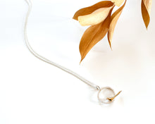 Load image into Gallery viewer, Silver and Bronze Bird Pendant