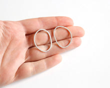 Load image into Gallery viewer, Textured Sterling Silver Stud Earrings