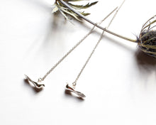 Load image into Gallery viewer, Sterling Silver Bird Threader Earrings