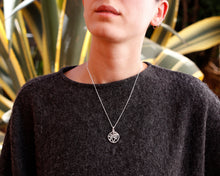 Load image into Gallery viewer, Sterling Silver Pomegranate Necklace