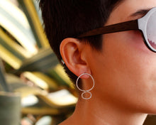 Load image into Gallery viewer, Mismatched Sterling Silver Stud Earrings