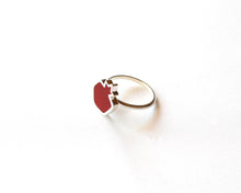 Load image into Gallery viewer, Sterling Silver & Resin Pomegranate Ring