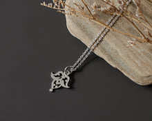 Load image into Gallery viewer, Sterling Silver Mini Charm Necklace