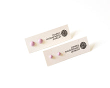 Load image into Gallery viewer, Soft Pink Resin & Stainless Steel Earrings