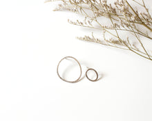 Load image into Gallery viewer, Asymmetrical Sterling Silver Stud Earrings