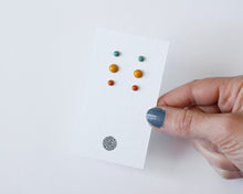 Load image into Gallery viewer, Stainless Steel Stud Earrings Set