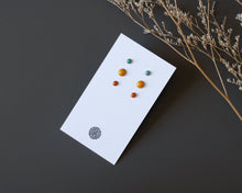 Load image into Gallery viewer, Stainless Steel Stud Earrings Set