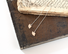 Load image into Gallery viewer, Iran Map Sterling Silver Threader Earrings

