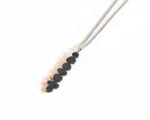 Load image into Gallery viewer, Rustic Modern Oxidized Silver Necklace
