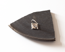 Load image into Gallery viewer, Silver Botanical Ring with Pearls
