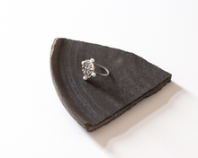 Load image into Gallery viewer, Silver Botanical Ring with Pearls
