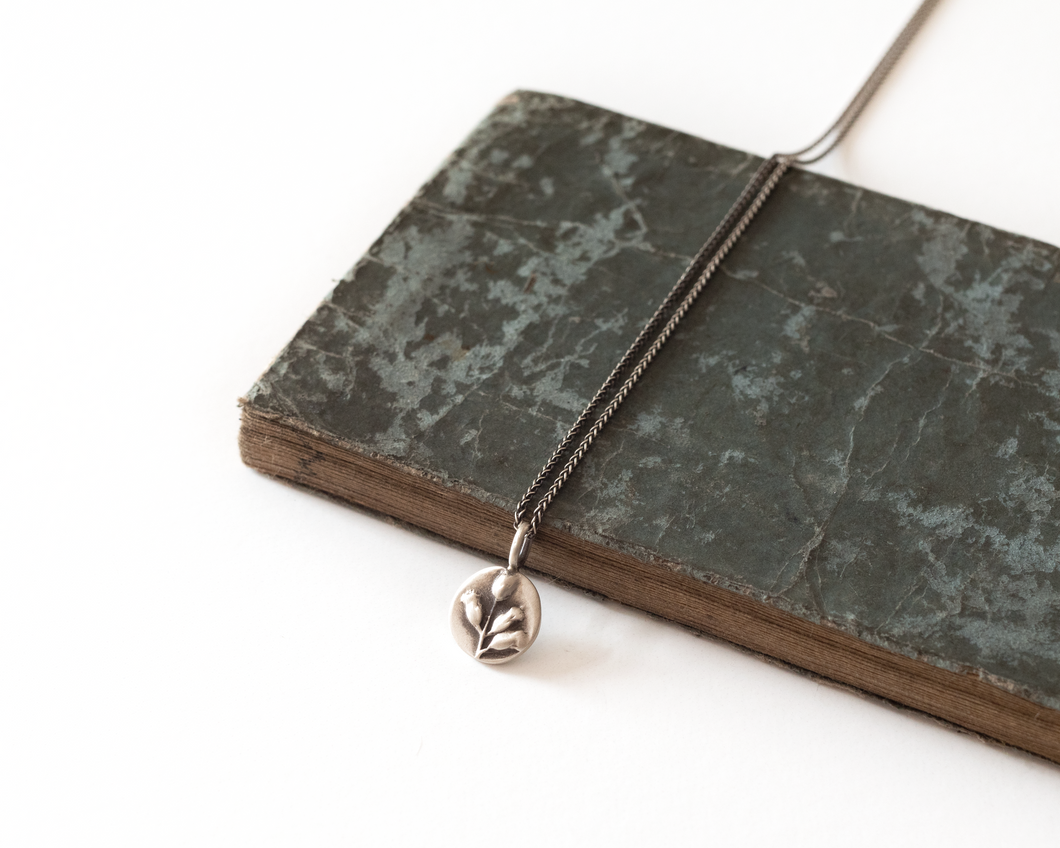 Small Silver Nature Charm Necklace