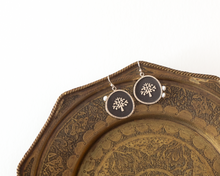 Load image into Gallery viewer, Silver Tree of Life Earrings with Pearls
