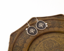 Load image into Gallery viewer, Silver Tree of Life Earrings with Pearls
