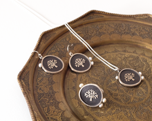 Load image into Gallery viewer, Silver Tree of Life Necklace with Pearls
