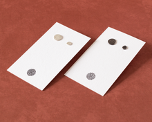 Load image into Gallery viewer, Asymmetrical Textured Stud Earrings
