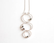 Load image into Gallery viewer, Silver Necklace with Freshwater Pearls
