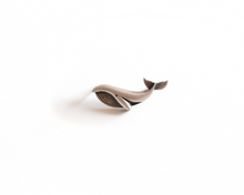 Load image into Gallery viewer, Sterling Silver Whale Pin Brooch
