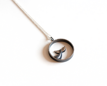 Load image into Gallery viewer, Sterling Silver Whale Tail Necklace
