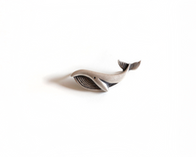 Load image into Gallery viewer, Sterling Silver Whale Pin Brooch
