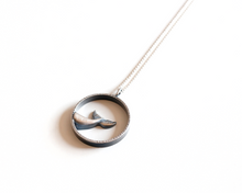 Load image into Gallery viewer, Sterling Silver Whale Tail Necklace
