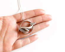 Load image into Gallery viewer, Sterling Silver Whale Necklace
