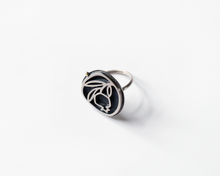 Load image into Gallery viewer, Sterling Silver Pomegranate Branch Ring
