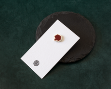 Load image into Gallery viewer, Silver &amp; Resin Pomegranate Pin Brooch
