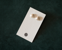 Load image into Gallery viewer, Sterling Silver Seashell Stud Earrings
