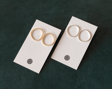 Load image into Gallery viewer, 14K Gold-Plated Sterling Silver Earrings
