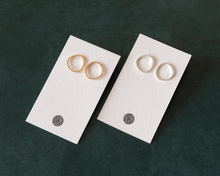 Load image into Gallery viewer, 14K Gold-Plated Sterling Silver Studs
