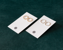 Load image into Gallery viewer, 14K Gold-Plated Sterling Silver Studs
