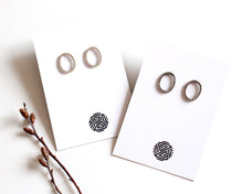 Load image into Gallery viewer, Sterling silver stud earrings
