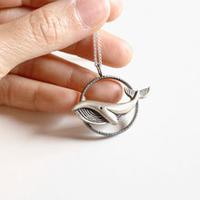 Load image into Gallery viewer, Sterling Silver Whale Necklace
