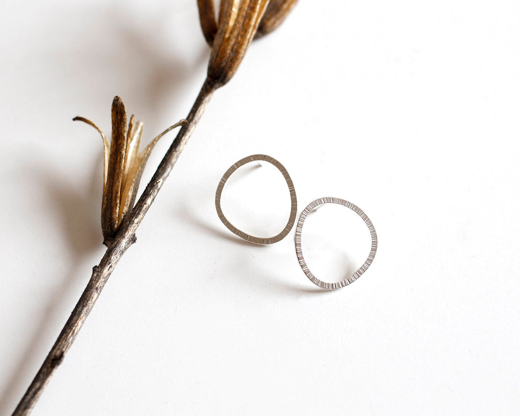 Minimal Sterling Silver Stud Earrings