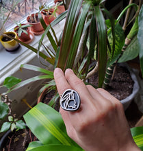 Load image into Gallery viewer, Sterling Silver Pomegranate Branch Ring
